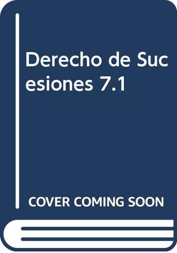 Stock image for Derecho De Sucesiones 7.1 for sale by Hilando Libros