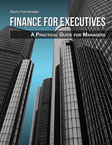 9789899885400: Finance for Executives: A Practical Guide for Managers