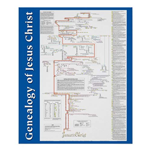 Chart-Genealogy Of Jesus Christ Wall (Unlaminated) (9789901983230) by Rose Publishing