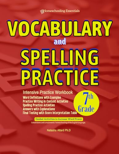 Stock image for Vocabulary and Spelling Practice Grade 7: Intensive Practice Workbook with Guided Activities to Increase Word Power (Vocabulary Building 7th Grade Series) for sale by Books Unplugged