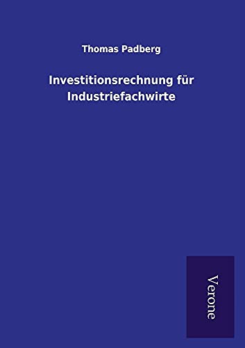 9789925001972: Investitionsrechnung fr Industriefachwirte (German Edition)
