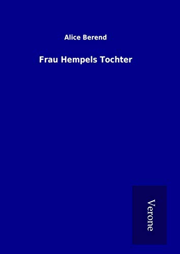 9789925011148: Frau Hempels Tochter