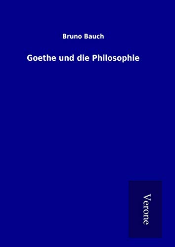 9789925013784: Goethe und die Philosophie