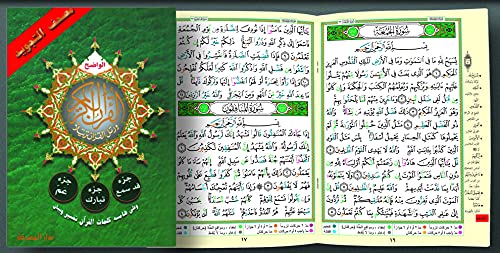 Beispielbild fr Tajweed Qur'an (Juz' Amma, Tabarak, Qad Same'a) (Arabic Edition) zum Verkauf von HPB-Diamond