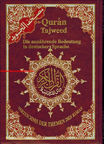 Beispielbild fr Tajweed Qur'an (Whole Qur'an, With German Translation) (German Edition) zum Verkauf von Gallix