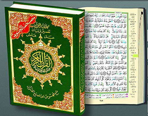 Stock image for Tajweed Qur'an - Whole Qur'an Double Mosque XX Large Size 14 X 20 Inches Arabic Hardcover for sale by Gallix