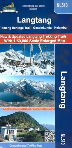 Stock image for Langtang Trekking Map (Folded) for sale by Grand Eagle Retail
