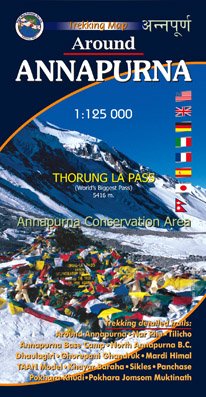 Stock image for Around Annapurna 1:125000-Nepal Map for sale by Blackwell's