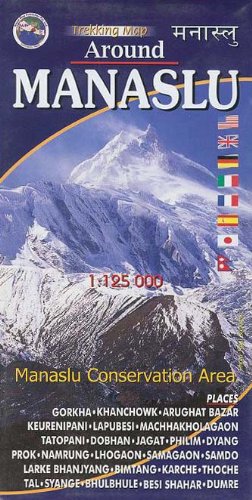 Imagen de archivo de Around Manaslu 1:125000 -Nepal Map a la venta por Blackwell's