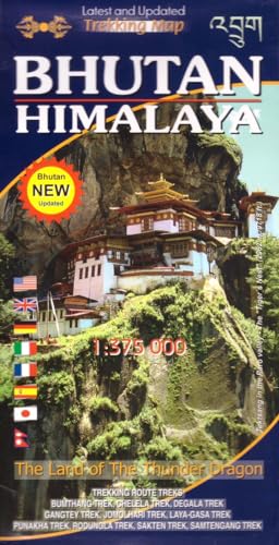 Imagen de archivo de Bhutan Himalaya Map a la venta por SecondSale