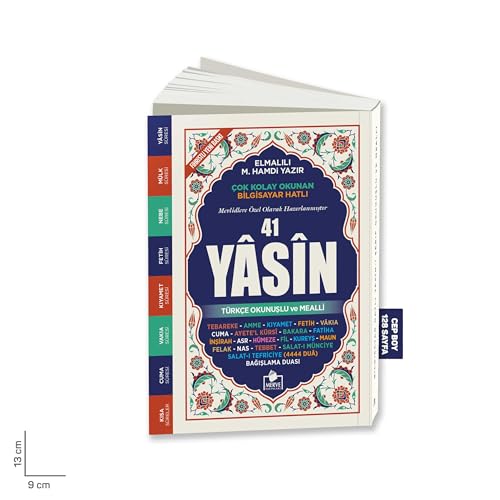 Stock image for Kolay Okunan Bilgisayar Hatti ile 41 Yasin: Arapca Mini Kitap for sale by Librairie Th  la page