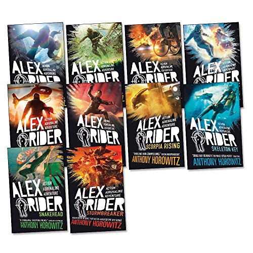 Stock image for Alex Rider Pack, 10 books, RRP 79.90 (Russian Roulette; Stormbreaker; Point Blanc; Skeleton Key; Eagle Strike; Scorpia; Ark Angel; Snakehead; Crocodile Tears; Scorpia Rising). for sale by Revaluation Books