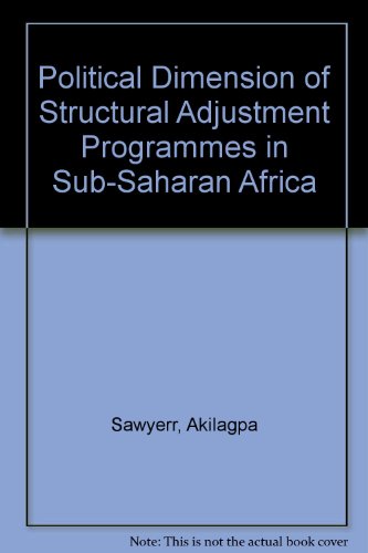 Stock image for Political Dimension of Structural Adjustment Programmes in Sub-Saharan Africa for sale by Buchpark