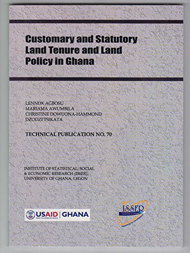 9789964750572: Customary and Statutory Land Tenure and Land Policy in Ghana