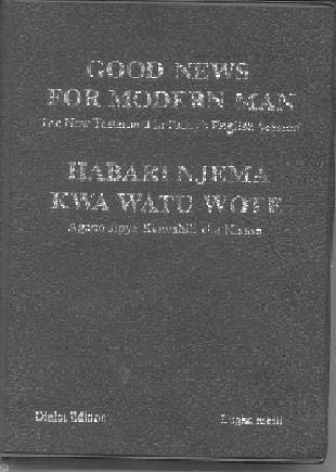9789966403148: English - Swahili New Testament Bible (Good News for Modern Man - Habari Njema Kwa Watu Wote)