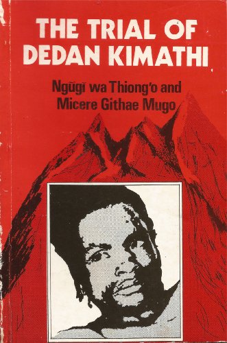 Beispielbild fr Trial of Dedan Kimathi zum Verkauf von medimops