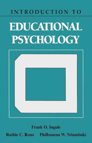 Stock image for Introduction to Educational Psychology (Sunbird Readers Series, 9, 9) for sale by Irish Booksellers