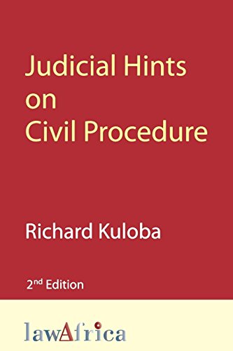 Stock image for Judicial Hints on Civil Procedure (Sparrow Readers 4) for sale by HR1 Books