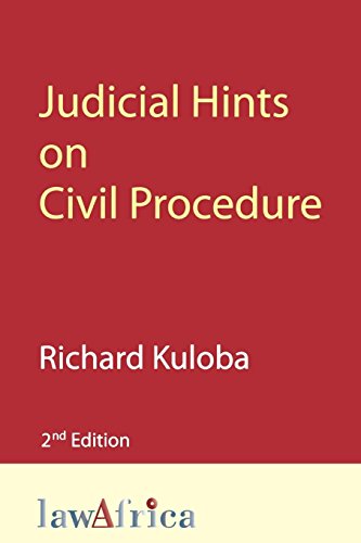 9789966703408: Judicial Hints on Civil Procedure