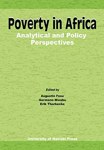 Stock image for Poverty in Africa: Analytical and Policy Perspectives for sale by Ria Christie Collections