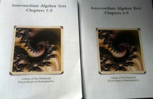 Stock image for Intermediate Algebra Text [Paperback] David Arnold for sale by The Book Spot