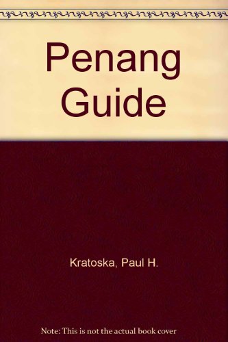 Stock image for Penang Guide Kratoska, Paul H for sale by Langdon eTraders