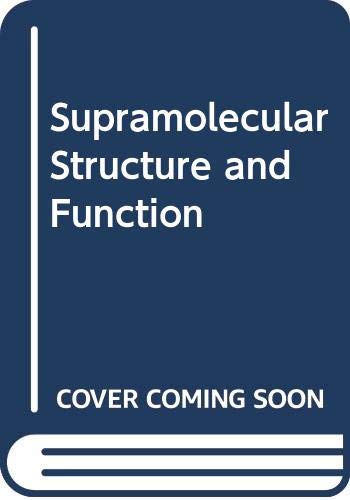 9789971506568: Supramolecular Structure and Function