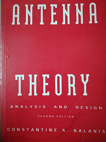 9789971512330: Antenna Theory Analysis & Design. Second Edition