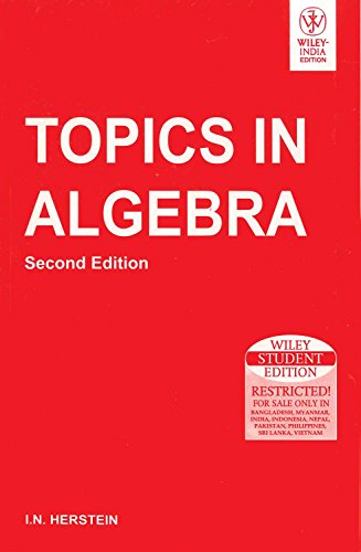 9789971512538: Topics In Algebra