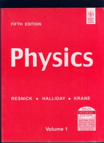 9789971513702: Physics, Volume 1 5th Edition