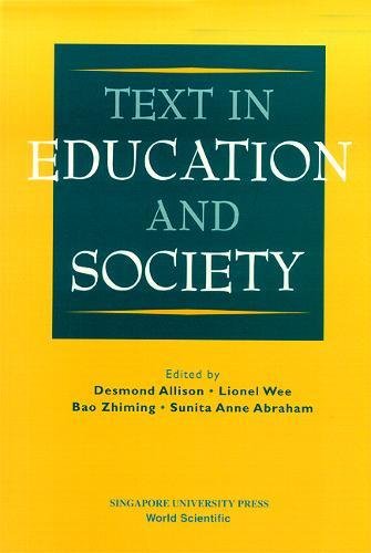 Stock image for Text in Education and Society for sale by Mispah books