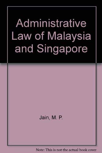 9789971700720: Administrative Law of Malaysia and Singapore