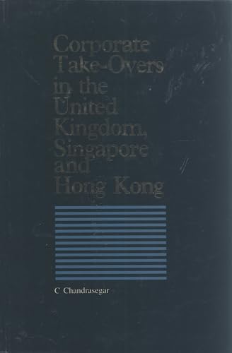 Stock image for Corporate takeovers and mergers in the United Kingdom, Singapore, and Hong Kong for sale by dsmbooks
