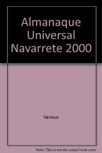 Almanaque Universal Navarrete 2000 (9789972728501) by Various