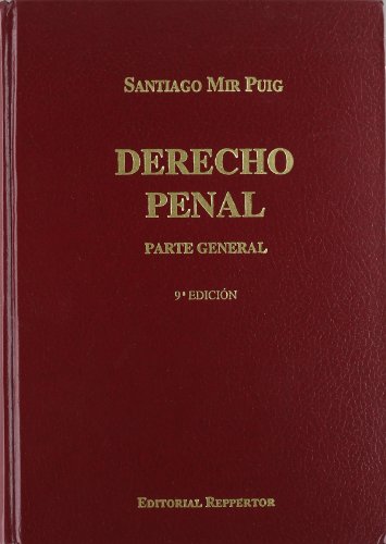 Derecho penal, parte general 7 ed by Sociedad Reppertor,: Muy Bueno /  Very Good (5433) | V Books