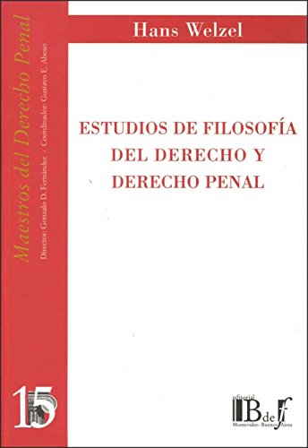 Stock image for Estudios de filosofa del Derecho y Derecho penal for sale by MARCIAL PONS LIBRERO