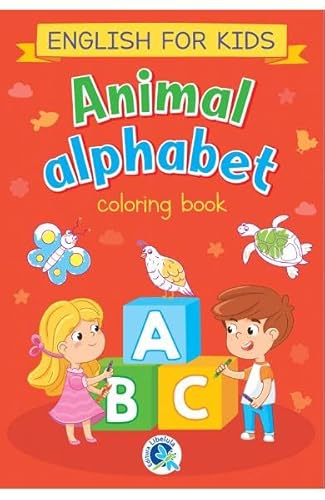 9789975328432: Animal Alphabet. English For Kids. Carte De Colorat