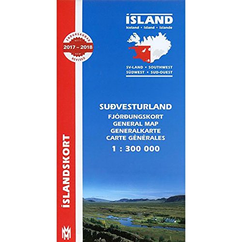 Beispielbild fr South West (Maps of Iceland) zum Verkauf von WorldofBooks