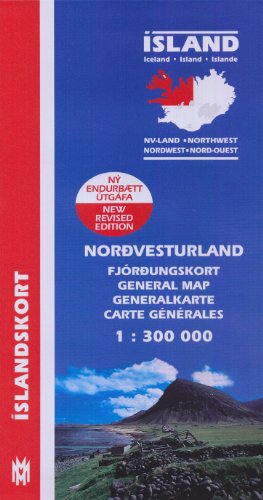 Beispielbild fr Island. Nordwest 1 : 300 000: North West (Maps of Iceland) zum Verkauf von medimops