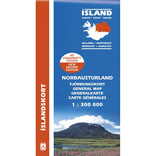 9789979317616: Island. Nordost 1 : 300 000: North East (Maps of Iceland)