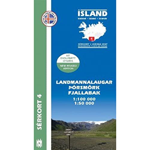 Beispielbild fr Island Serkort 04 Landmannalaugar - Porsm rk 1 : 100 000 zum Verkauf von Byrd Books