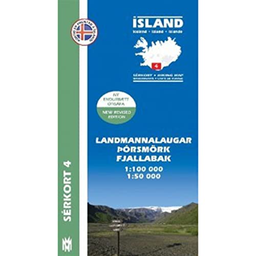 Stock image for Island Serkort 04 Landmannalaugar - Porsm rk 1 : 100 000 for sale by WorldofBooks