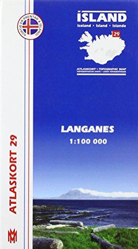 9789979331452: Island Atlaskort 29 Langanes 1:100.000