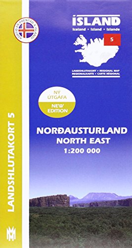 Stock image for Northeast Iceland Map 1: 200 000: Regional Map 5 for sale by Blackwell's