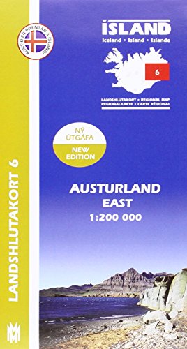 Beispielbild fr IRK 6 Austurland / Ost-Island Regionalkarte (East Iceland Map 1: 200 000: Regional map 6) zum Verkauf von Buchmarie