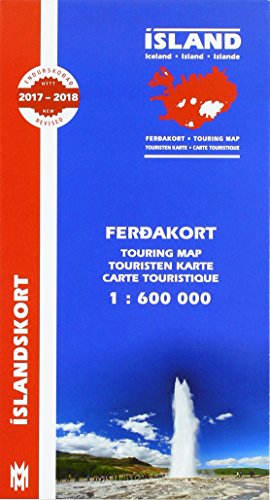 9789979338222: Iceland Touring Map for drivers and tourists 1 : 600 000. Ferdakort