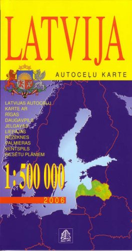 9789984074467: Latvia (r) r/v js Scale: 1/500
