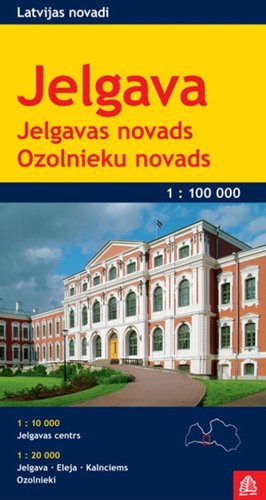 9789984075396: Jelgava / Ozolnieki (r) r/v js Scale: 1/100-1/20