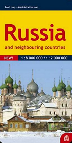 9789984075952: Russia and Neighbouring Countries. 1:8,000,000/1:2,000,000