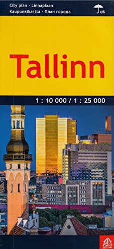 Beispielbild fr Tallinn City Map - Laminated (English and Russian Edition) zum Verkauf von GF Books, Inc.